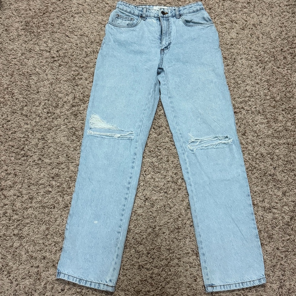 Cotton On Women’s Light Blue Straight Leg Jeans